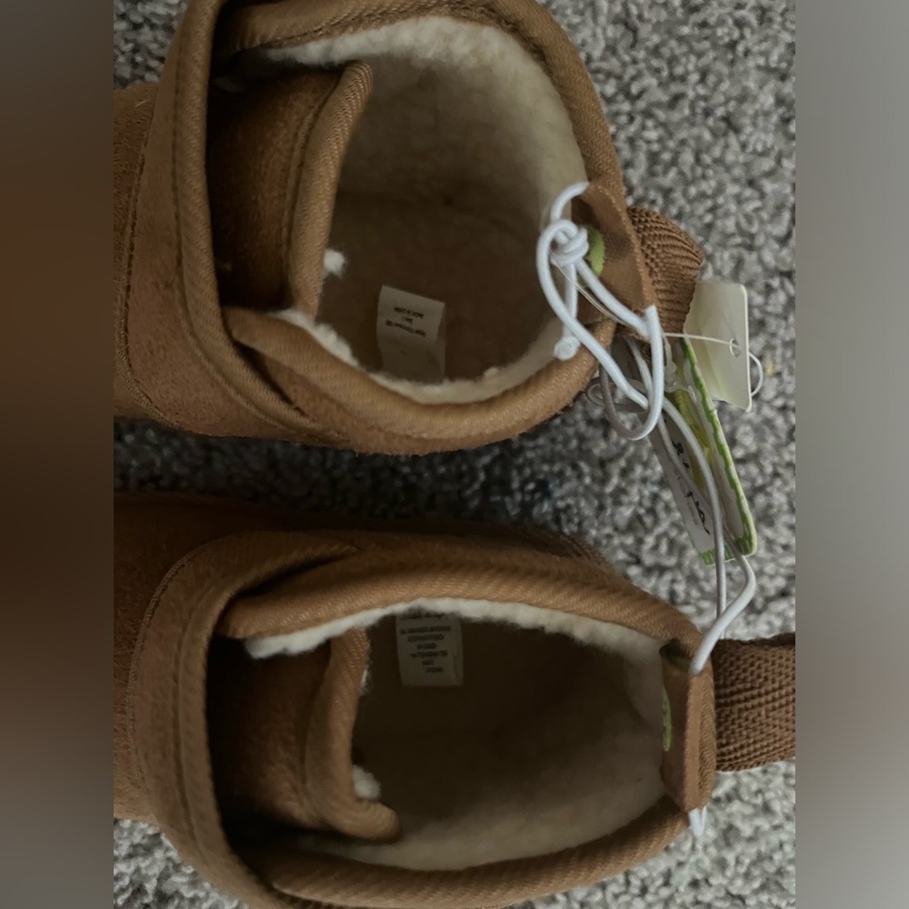First steps baby slip on strap moccasins size 7 - Picture 4 of 5